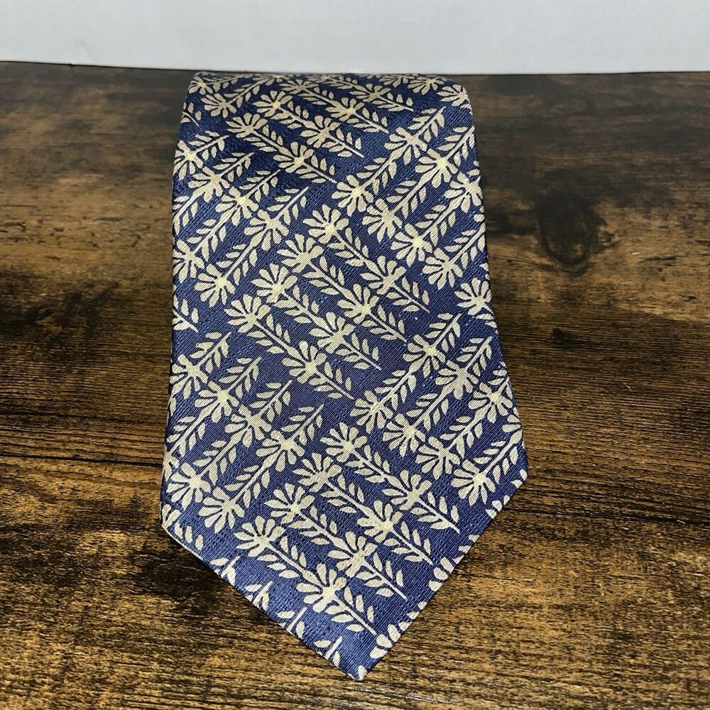 Evan‎ Picone Tie Men's 100% Imported Silk Made In USA Geometric Design Preppy